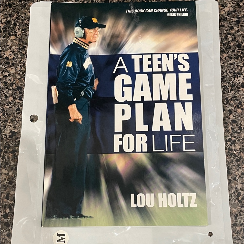 A Teen's Game Plan for Life - Navy Blue soft Cover book
